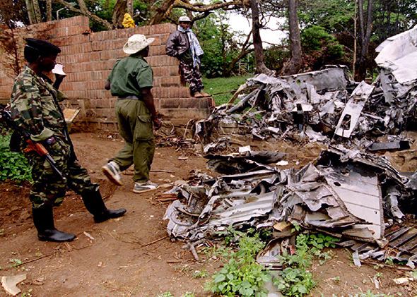 Assassination of Juvénal Habyarimana and Cyprien Ntaryamira Rwandan genocide 20th anniversary Touring Juvnal Habyarimana39s