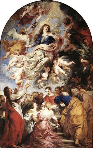 Assumption of the Virgin Mary (Rubens) httpsuploadwikimediaorgwikipediacommonsthu