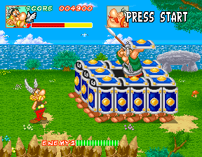 Asterix (arcade game) Play Asterix ver EAD Online MAME Game Rom Arcade Emulation on