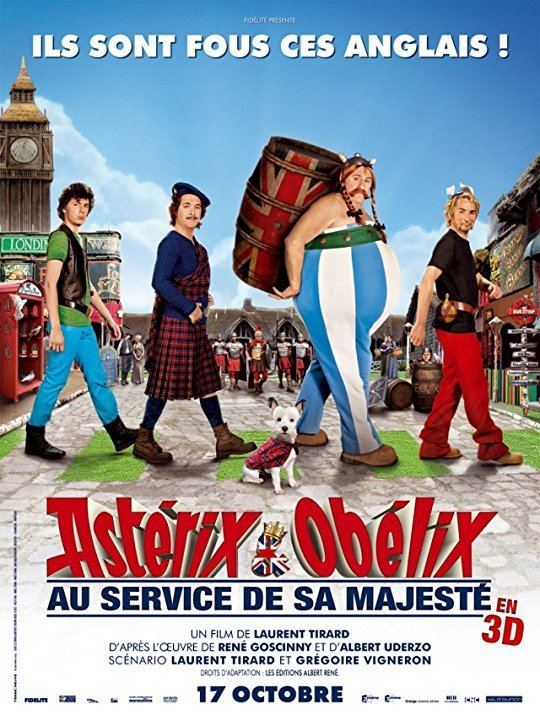 Asterix in Britain (film) movie poster