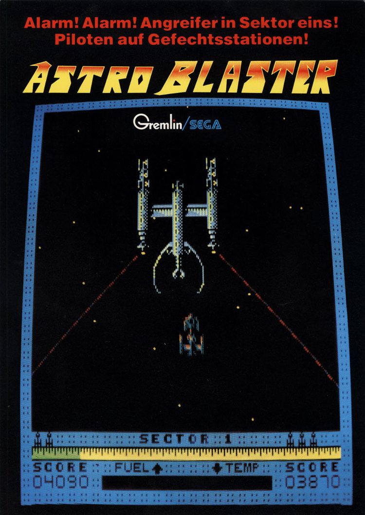 Astro Blaster The Arcade Flyer Archive Video Game Flyers Astro Blaster Gremlin