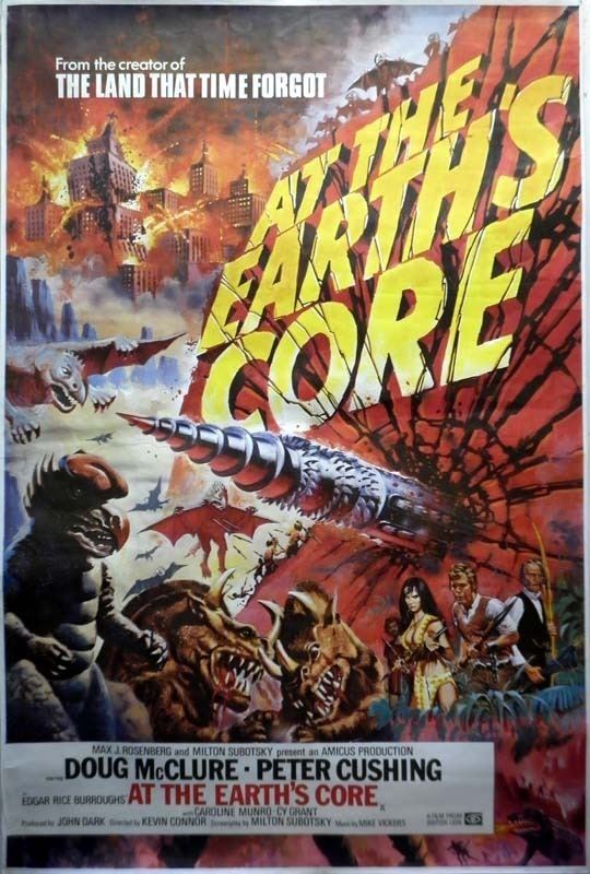 At the Earth's Core (film) Tom Chantrell Posters At The Earths Core Chantrell Artwork 1976 1976