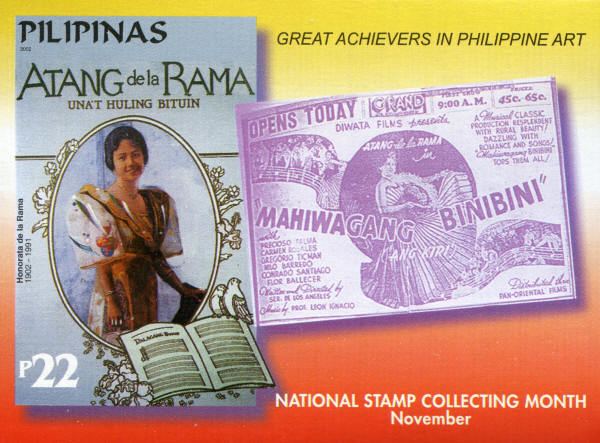 Atang de la Rama Honorata de la Rama on Philippines Stamps