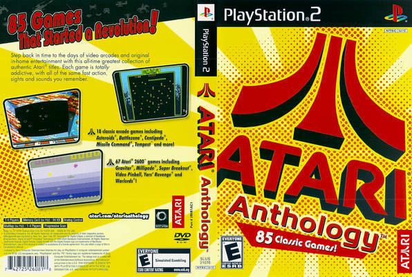 Atari Anthology PS2 Atari Anthology NTSCU