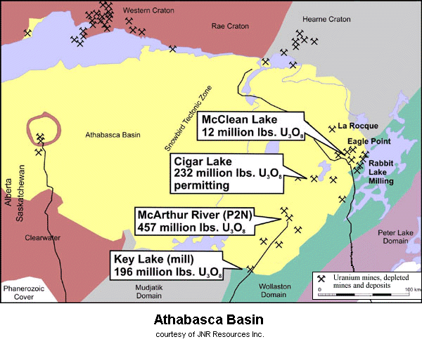 Athabasca Basin Uranium Exploration Athabasca Basin Saskatchewan Canada