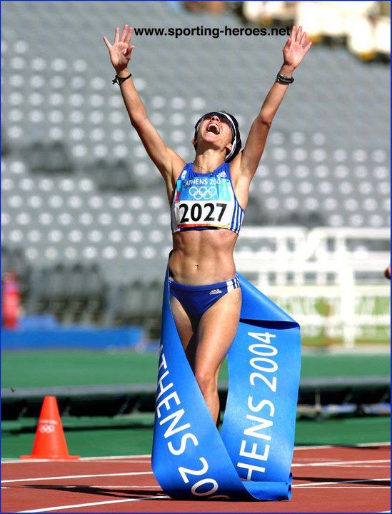 Athanasia Tsoumeleka Athanasia TSOUMELEKA 2004 Olympic Games 20km Walk Champion Greece
