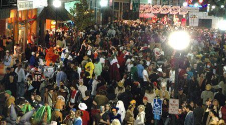 Athens Ohio Halloween Block Party Halloween party leads to 45 arrests in Athens OH WOWK 13