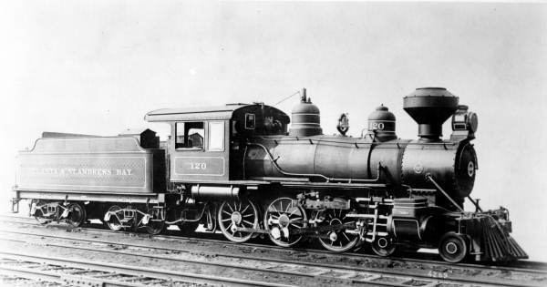 Atlanta and St. Andrews Bay Railroad Florida Memory Atlanta and St Andrews Bay Railroad engine number 120