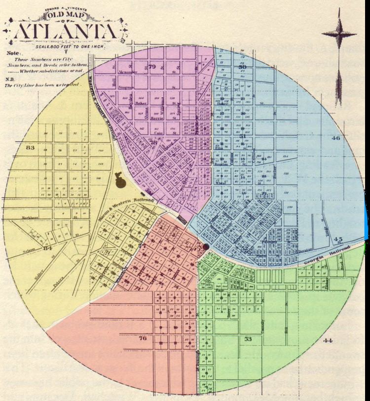 Atlanta annexations and wards