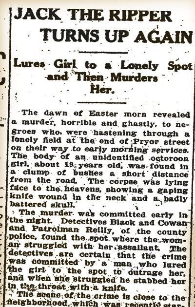 Atlanta Ripper Georgia Mysteries The Atlanta RipperWho was the serial killer