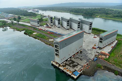 Atlantic Bridge, Panama Panama Canal Expansion Piling Canada