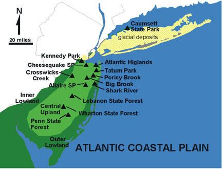 Atlantic coastal plain Geology of National Parks