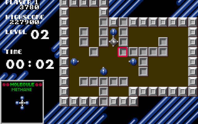 Atomix (video game) Download Atomix puzzle retro game Abandonware DOS