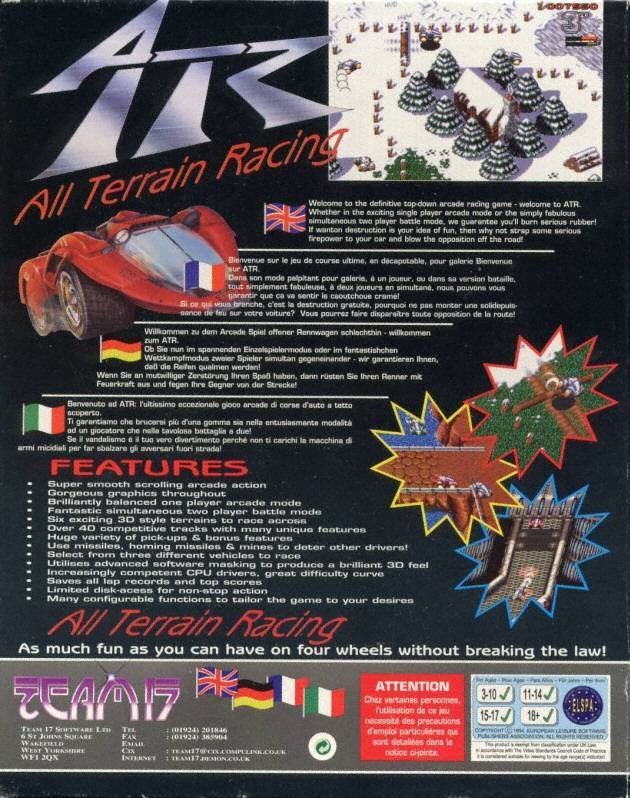 ATR: All Terrain Racing ATR All Terrain Racing ROM lt Amiga ROMs Emuparadise