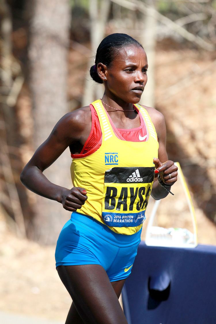 Atsede Baysa How Atsede Baysa Won The Boston Marathon FloTrack