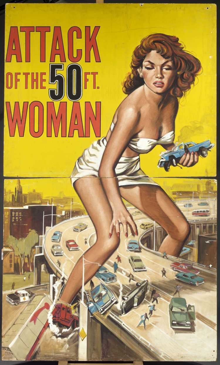 Attack of the 50 Foot Woman Attack of the 50ft woman cult film poster 1958 Planetarium