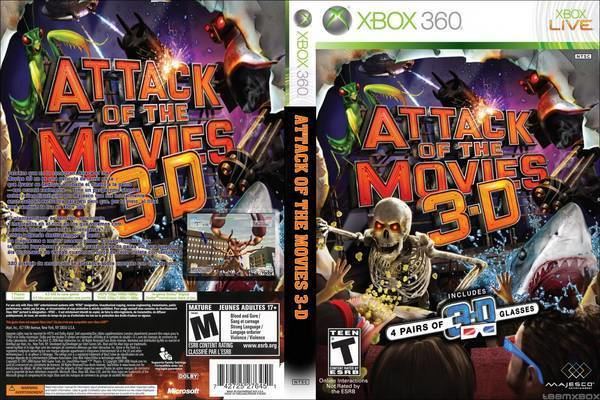 Attack Of The Movies 3-D - Xbox 360