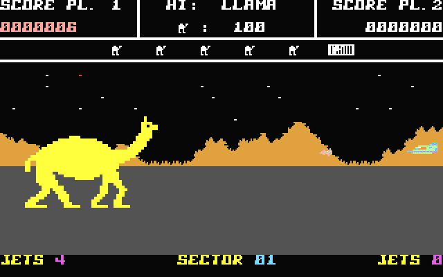 Attack of the Mutant Camels GreatBitBlog Llamasoft Time AMC Attack of the Mutant Camels