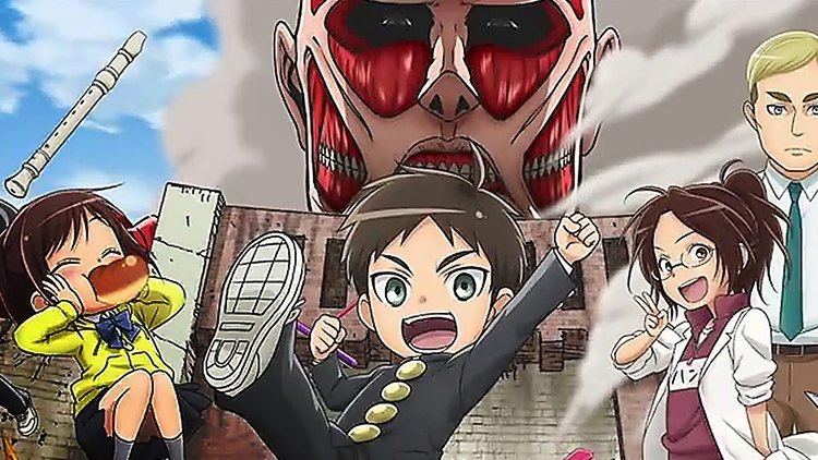 Attack on Titan: Junior High ATTACK ON TITAN JUNIOR HIGH Season 1 Trailer 2015 New Anime