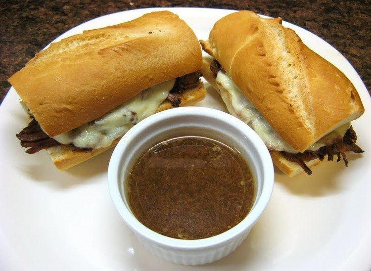 Au jus The WellFed Newlyweds French Dip Sandwiches au Jus