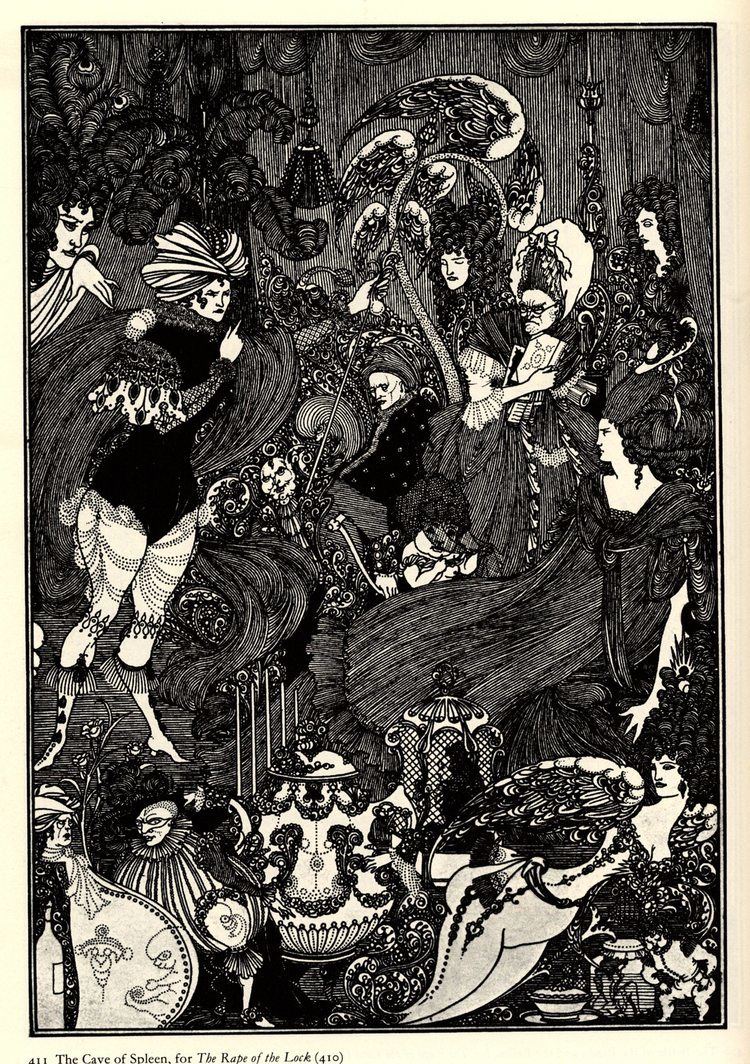 Aubrey Beardsley The Cave of Spleen Aubrey Beardsley WikiArtorg