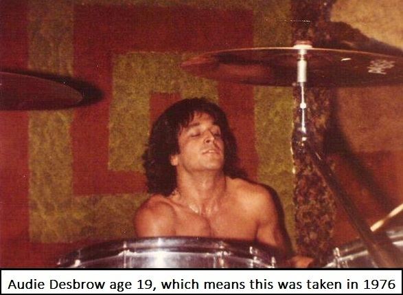 Audie Desbrow AN AUDIE BUT A GOODIE Metal Sludge exclusive Great White drummer