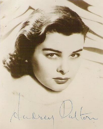 Audrey Dalton Audrey Dalton publicity photograph with autograph