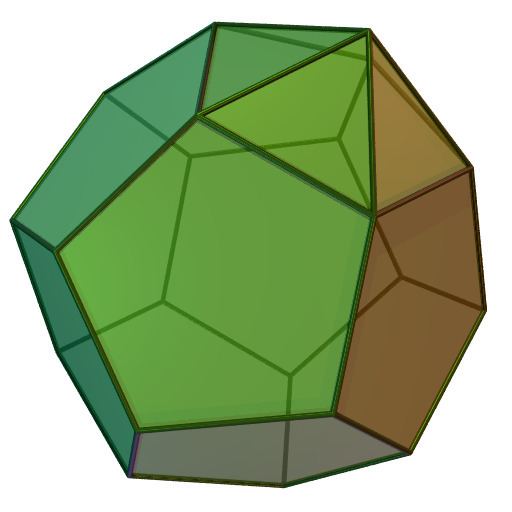 Augmented dodecahedron