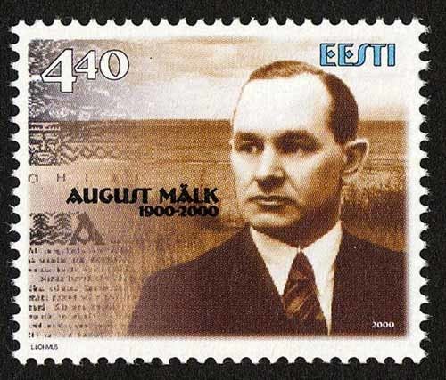 August Mälk Birth centenary of the writer August Mlk 205082000
