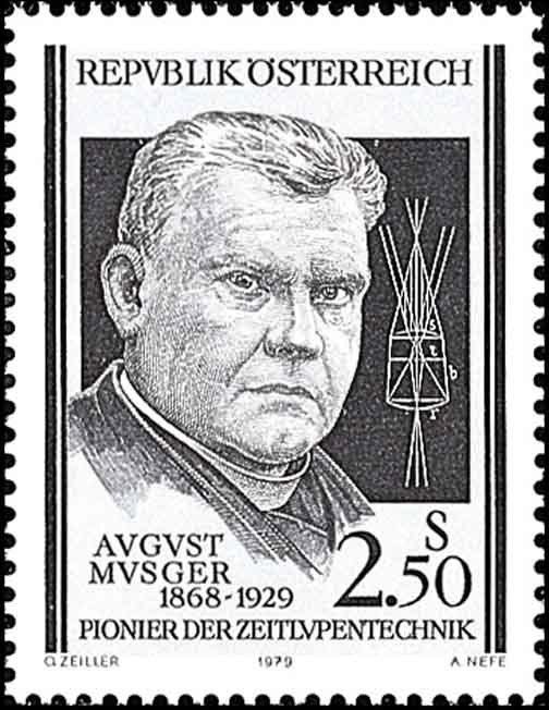 August Musger August Musger 1979 Briefmarken Kunst und Kultur im AustriaForum