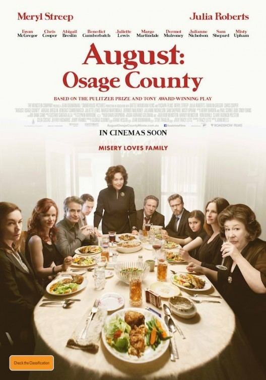 August: Osage County (film) August Osage County Movie Poster 3 of 4 IMP Awards