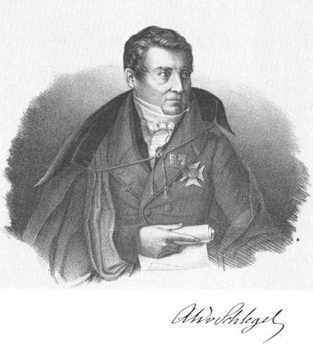 August Wilhelm Schlegel August Wilhelm von Schlegel Quotes QuotesGram