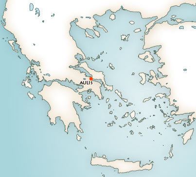 Aulis (ancient Greece) Greek Mythology maps Mythological map of Greece