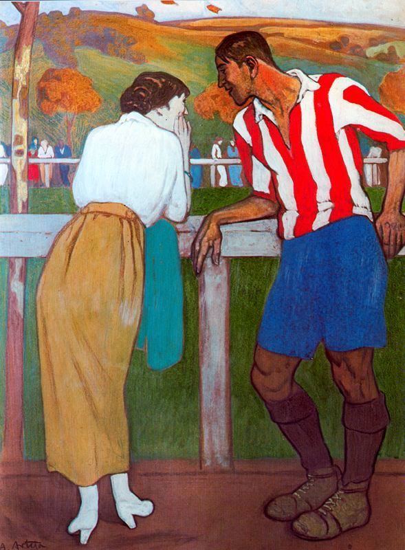 Aurelio Arteta Aurelio Arteta Idilio en los campos de Sport 191315 Bilbao
