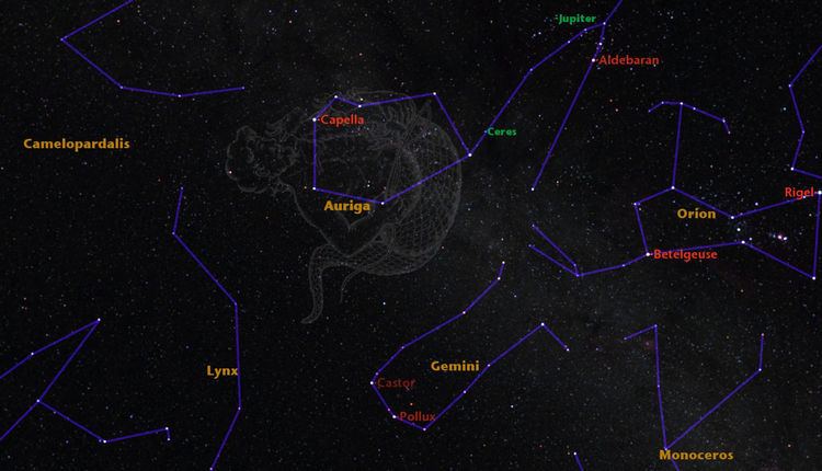 Auriga (constellation) Charioteer39 Constellation Rides Through February39s Skies