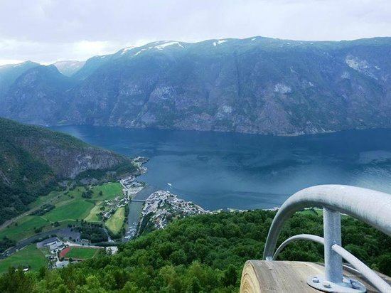 Aurlandsfjellet Aurlandsfjord from the Stegastein viewpoint Picture of