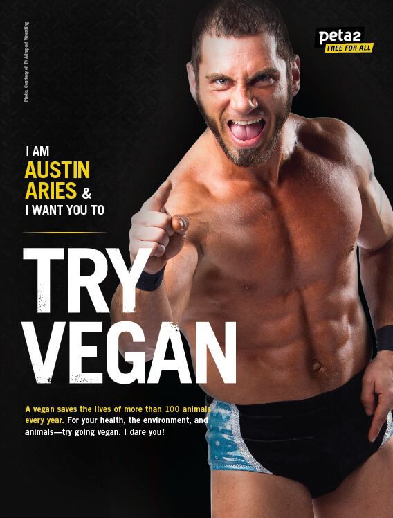 Austin Aries Try Vegan With Austin Aries Heroes peta2com
