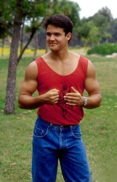 Austin St. John Nuts about a man with cut arms Austin St John as