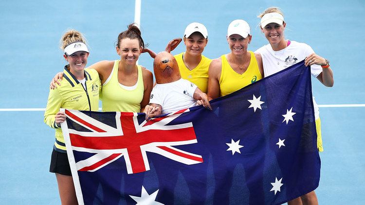 Australia Fed Cup team shawparktenniscomauwpcontentuploads201404A