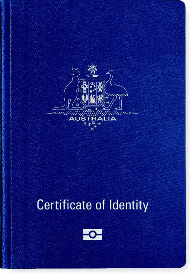 Australian Certificate of Identity