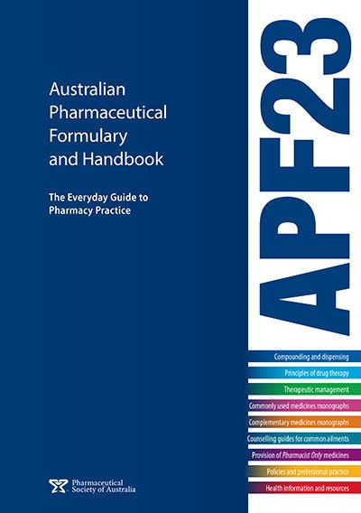 Australian Pharmaceutical Formulary wwwaustralianebookpublishercomaupublishingwp