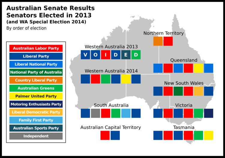Australian Senate special election in Western Australia, 2014