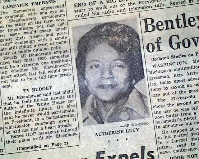 Autherine Lucy Autherine Lucy University of Alabama39s first negro