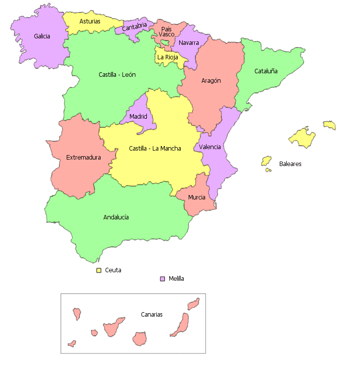 Autonomous communities of Spain Spain39s Autonomous Communities