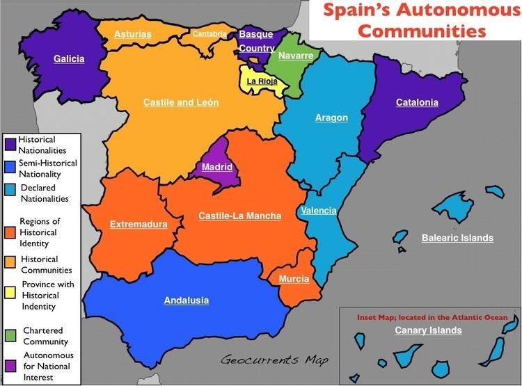 Autonomous communities of Spain Why does Spain have so many autonomous regions