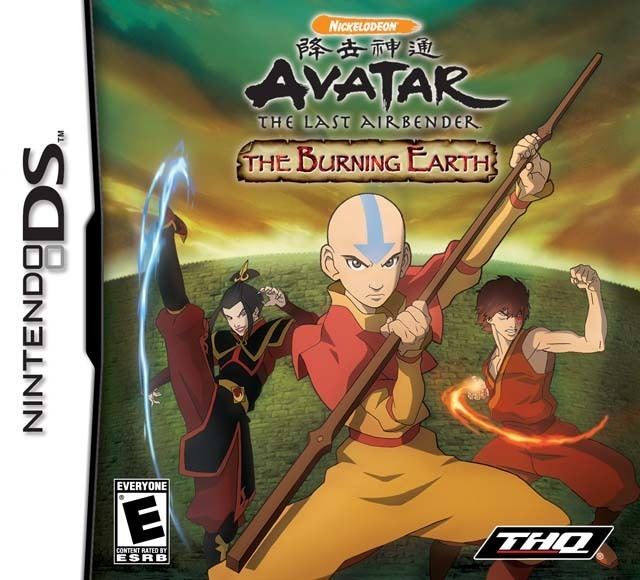 Avatar: The Last Airbender – The Burning Earth Avatar The Last Airbender The Burning Earth Box Shot for DS