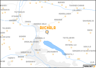 Avchala Avchala Georgia map nonanet