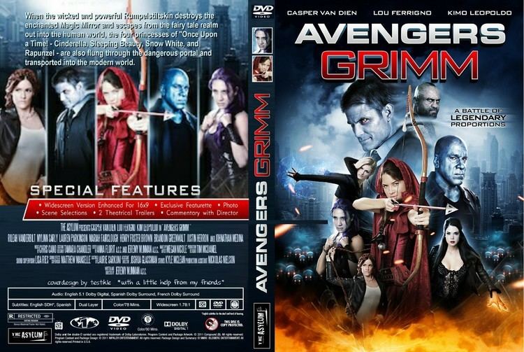 Avengers Grimm Avengers Grimm DVD Cover Label 2015 R1 Custom