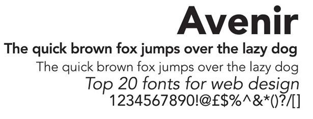 Avenir (typeface) Avenir 1988 Adrian Frutiger a y n e e g r e a v e