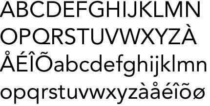 Avenir (typeface) Typeface Avenir